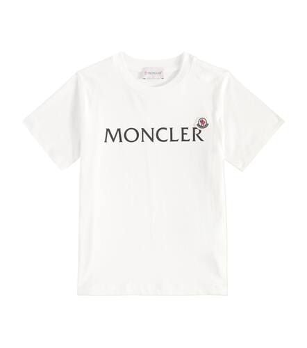 Logo cotton jersey T-shirt - Moncler Enfant - Modalova