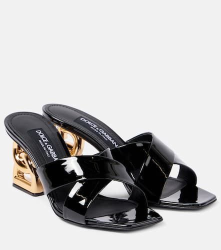 DG patent leather mules - Dolce&Gabbana - Modalova