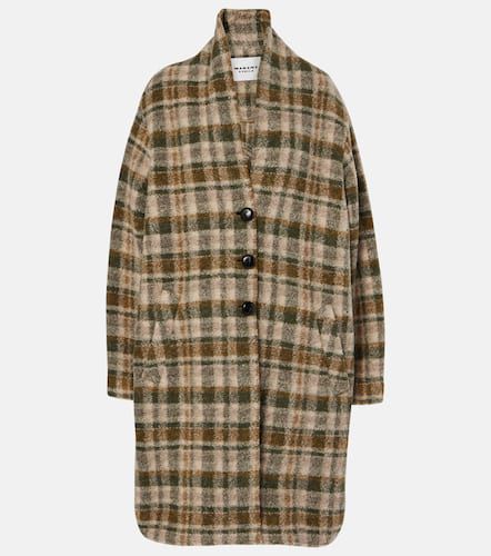 Gabriel checked wool-blend overcoat - Marant Etoile - Modalova