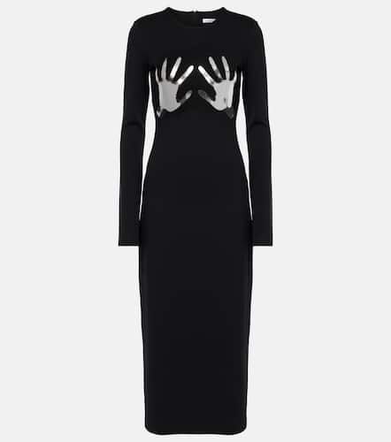 Patch-appliquÃ© jersey midi dress - Area - Modalova