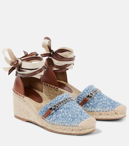Gaia denim boucle espadrilles - Stella McCartney - Modalova