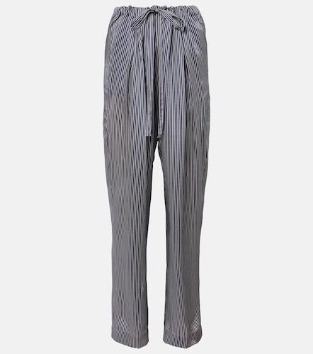 Pantalones rectos Trenton a rayas - Khaite - Modalova