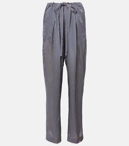 Trenton striped straight pants - Khaite - Modalova