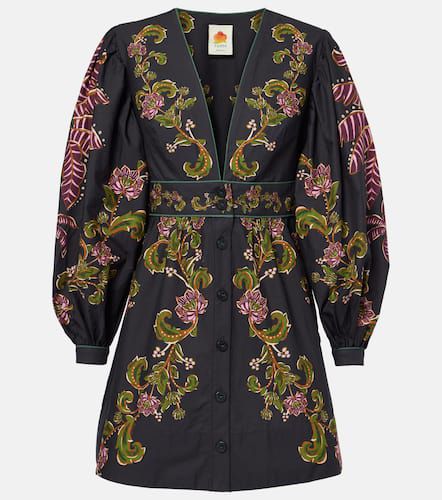 Ravenala floral cotton shirt dress - Farm Rio - Modalova