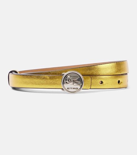 Etro 15mm metallic leather belt - Etro - Modalova