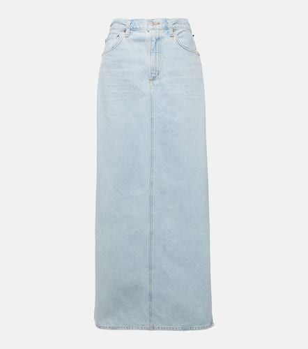 Astrid Slice denim maxi skirt - Agolde - Modalova