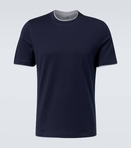 Camiseta de jersey de algodón - Brunello Cucinelli - Modalova