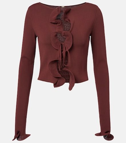 Same Top de punto con volantes - Same - Modalova