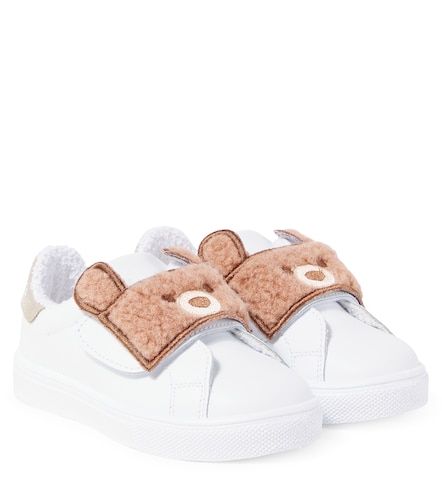 Monnalisa Zapatillas Bear de piel - Monnalisa - Modalova