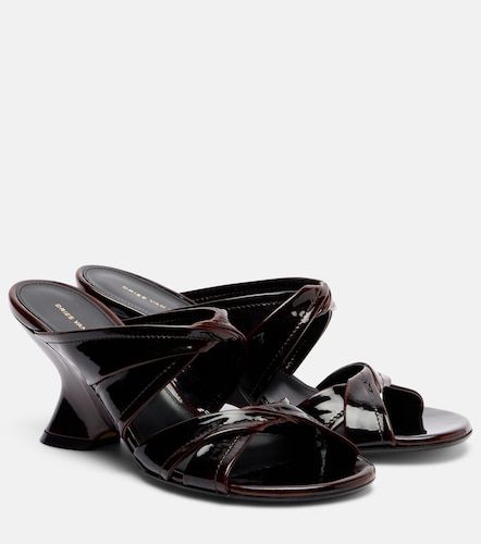 Mules con zeppa 75 in pelle - Dries Van Noten - Modalova
