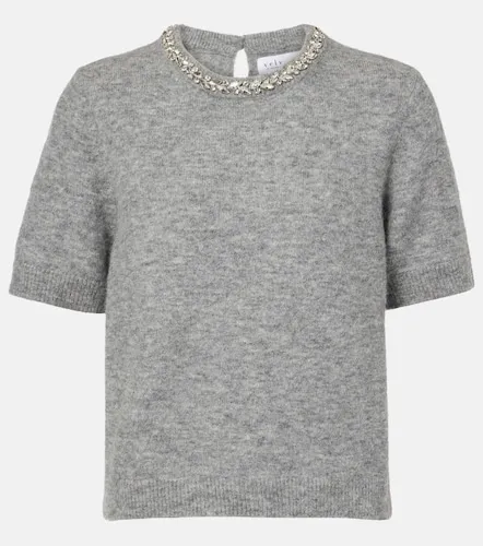 Layton embellished alpaca and wool-blend top - Velvet - Modalova