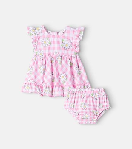 Bebé - set de vestido y braga de algodón - Monnalisa - Modalova