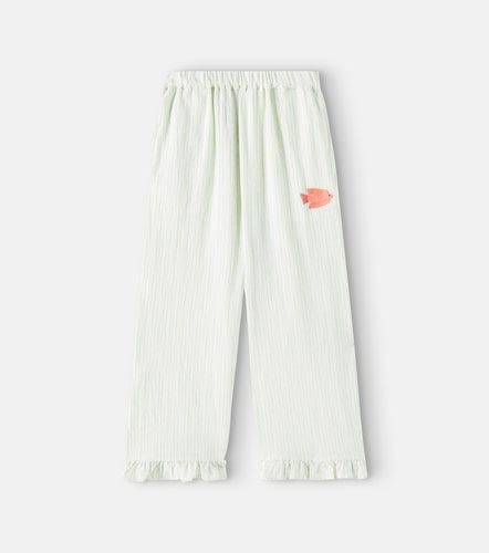 Pantalones Brid de algodón a rayas - Jellymallow - Modalova