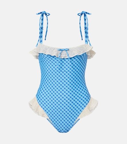 Costume intero Jacelyn a quadri con volant - Montce - Modalova