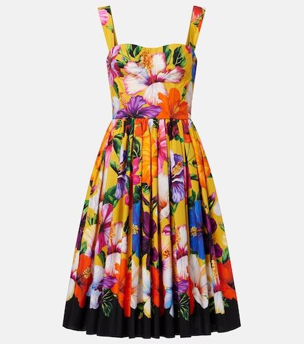 Dolce&Gabbana Abito midi floreale - Dolce&Gabbana - Modalova