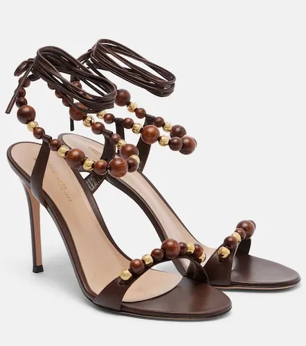 Pandawa beaded leather sandals - Gianvito Rossi - Modalova