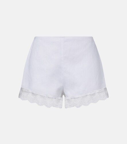 Staud Shorts Von de lino con encaje - Staud - Modalova