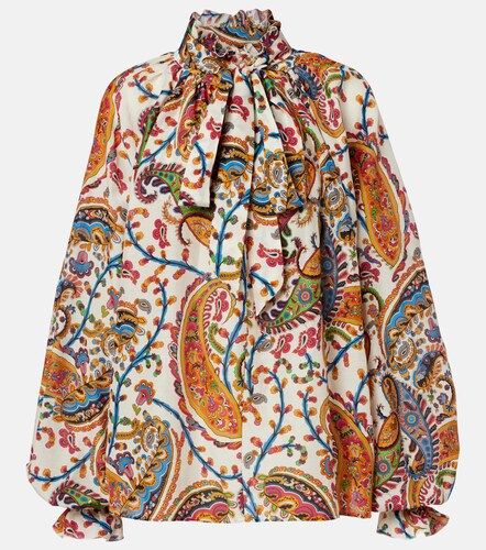 Etro Printed cotton and silk blouse - Etro - Modalova