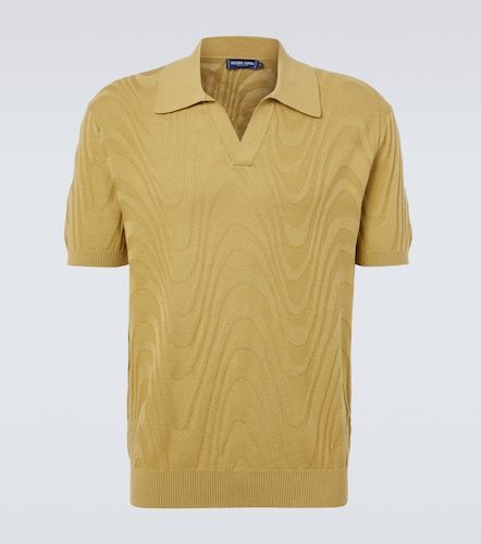 Polo Rino in jacquard di cotone e seta - Frescobol Carioca - Modalova
