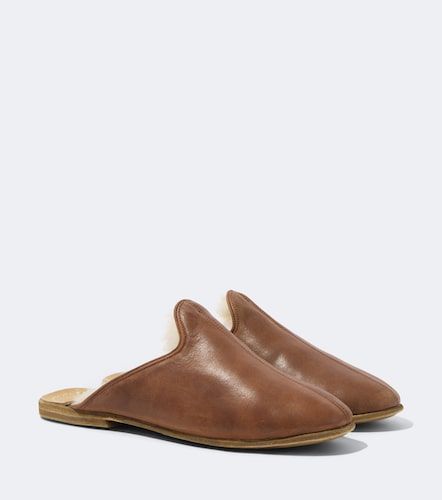 Slippers aus Leder mit Shearling - Sabah - Modalova