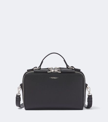 Suede-lined leather crossbody bag - Fendi - Modalova