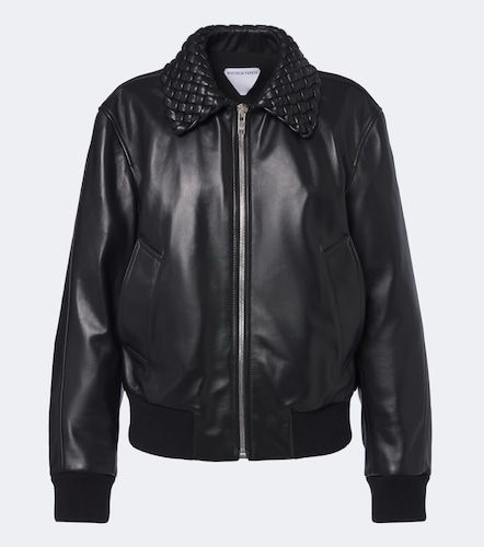 Blouson Intrecciato aus Leder - Bottega Veneta - Modalova