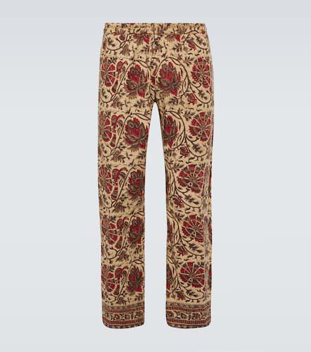 Pantaloni in cotone con stampa - Dries Van Noten - Modalova