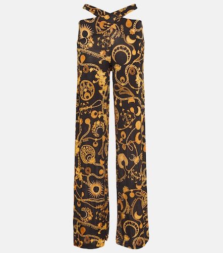 Pantalones anchos con estampado - Marine Serre - Modalova