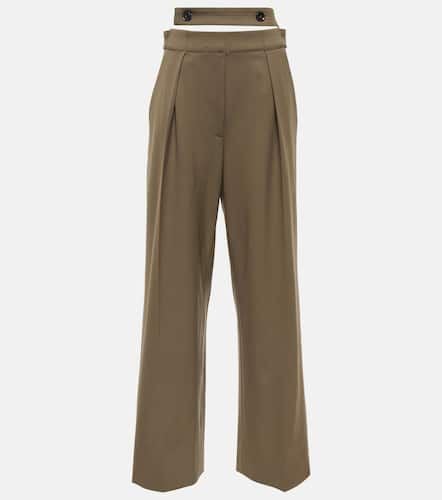 Cutout high-rise wool-blend pants - Proenza Schouler - Modalova