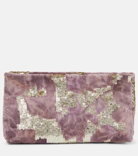 Floral jacquard clutch - Dries Van Noten - Modalova