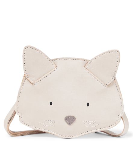 Borsa a spalla Britta Cat in pelle nabuk - Donsje - Modalova