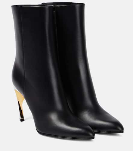 Armadillo leather ankle boots - Alexander McQueen - Modalova