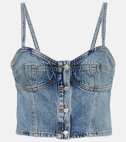 Agolde Lola denim crop top - Agolde - Modalova