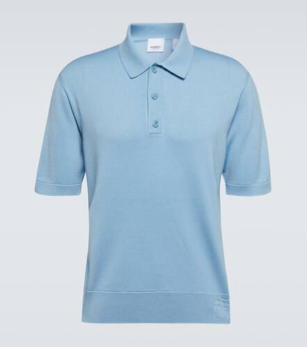 Burberry Wool and Silk polo shirt - Burberry - Modalova