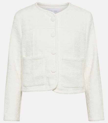 Label cropped tweed jacket - Proenza Schouler - Modalova