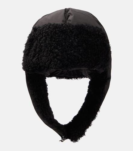 Yves Salomon Shearling-trimmed hat - Yves Salomon - Modalova