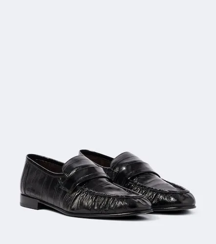 Soft paneled leather loafers - The Row - Modalova