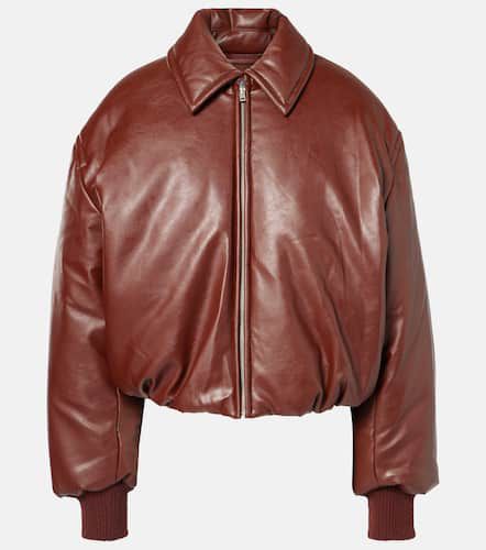 Faux leather bomber jacket - Acne Studios - Modalova