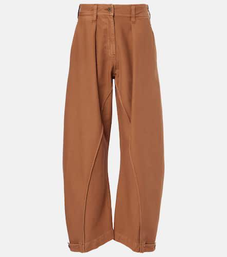 Twisted Seam cotton wide-leg pants - JW Anderson - Modalova