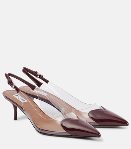 AlaÃ¯a Le CÅur leather slingback pumps - Alaia - Modalova