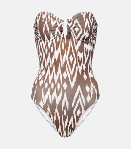 Warm printed strapless swimsuit - Eres - Modalova