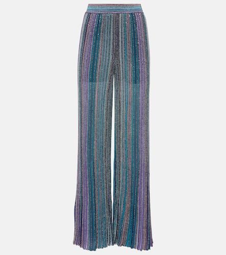 Striped lamÃ© palazzo pants - Missoni - Modalova