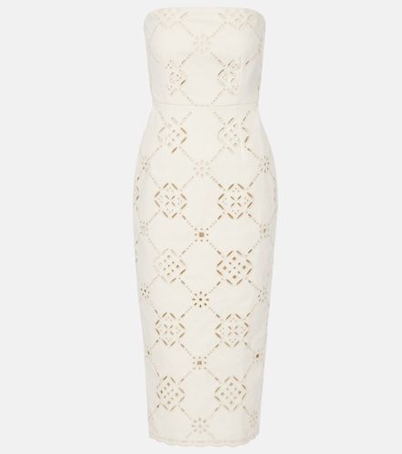 Vestido midi Nettia de algodón - Veronica Beard - Modalova