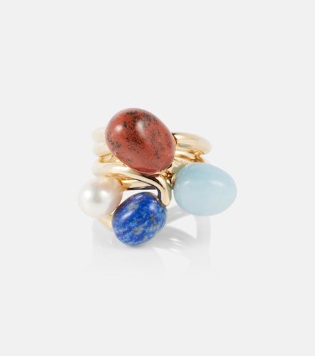 Anillo Mellow chapado en oro con piedras - Zimmermann - Modalova
