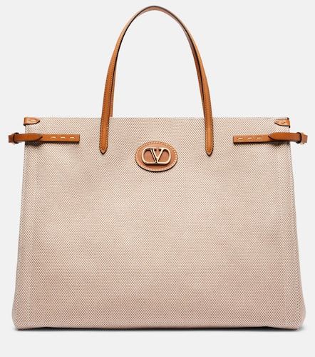 Borsa Antibes in canvas con pelle - Valentino Garavani - Modalova