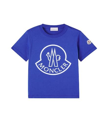 Logo cotton jersey T-shirt - Moncler Enfant - Modalova