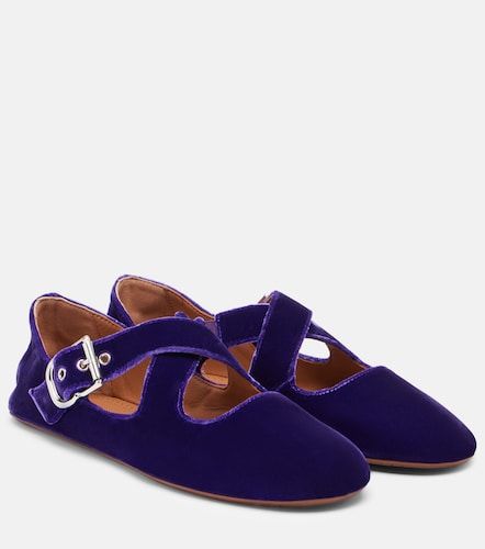 Alaïa Bailarinas de terciopelo - Alaia - Modalova