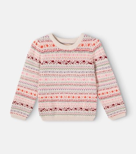 Pullover Olga aus Baumwoll-Jacquard - Wheat - Modalova