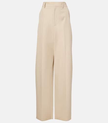 Wool and cotton wide-leg pants - Tod's - Modalova