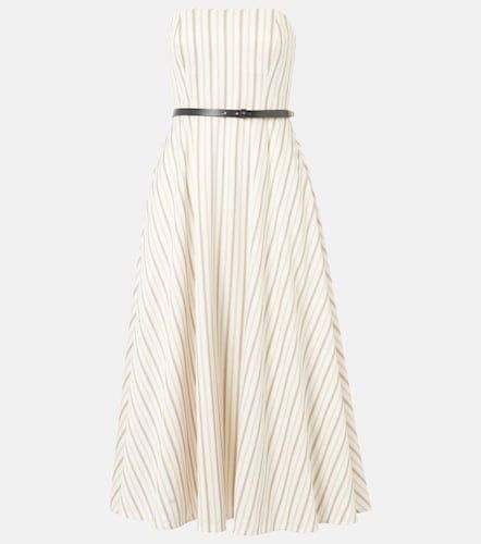Midikleid Fervida aus Baumwolle und Leinen - Max Mara - Modalova